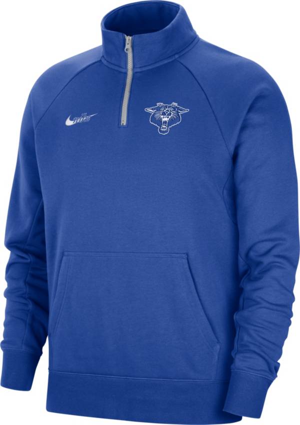 Nike Men's Kentucky Wildcats Blue Retro Quarter-Zip