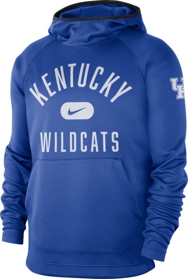 Nike Men's Kentucky Wildcats Blue Spotlight Basketball Pullover Hoodie