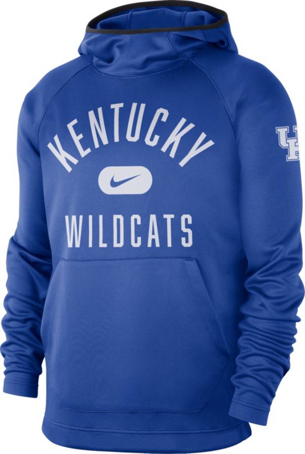 Nike Men's Kentucky Wildcats Blue Spotlight Basketball Pullover Hoodie product image