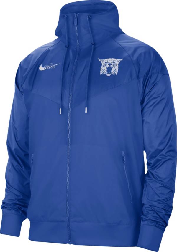 Nike Men's Kentucky Wildcats Blue Windrunner Vault Logo Jacket