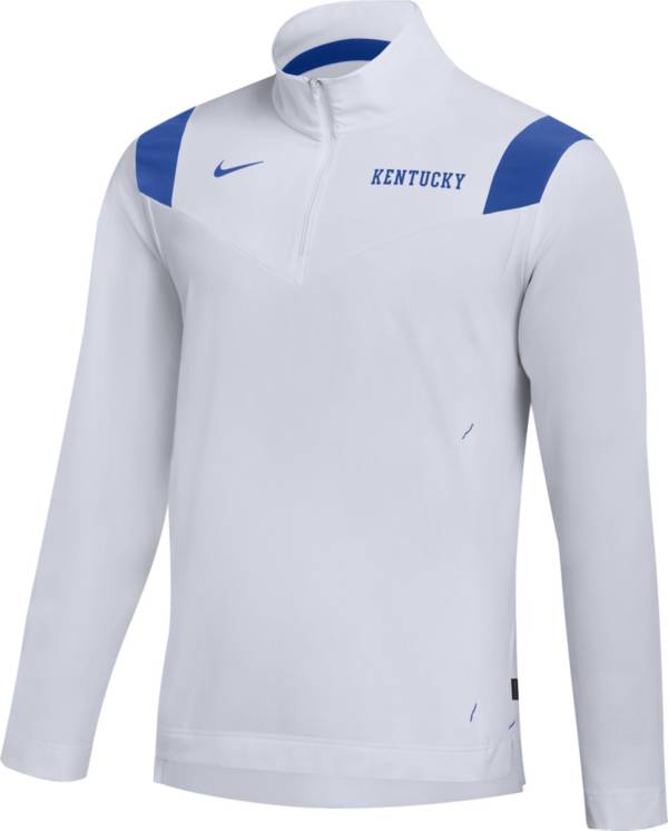 Nike Men's Kentucky Wildcats Football Sideline Coach Lightweight White Jacket