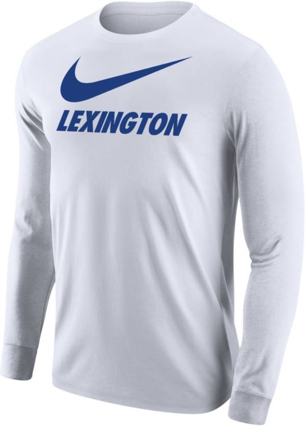 Nike Men's Lexington City Long Sleeve White T-Shirt