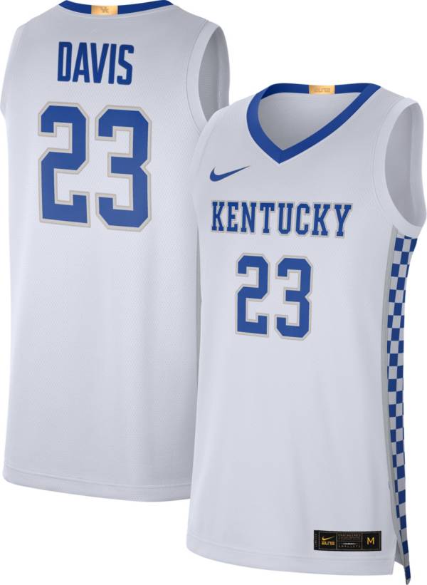 Nike Men's Kentucky Wildcats Anthony Davis #23 Limited Basketball White Jersey