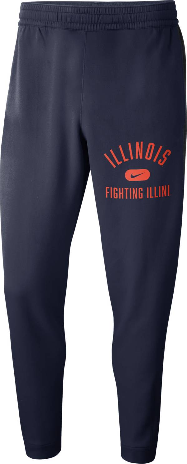 Nike Men's Illinois Fighting Illini Blue Spotlight Basketball Pants