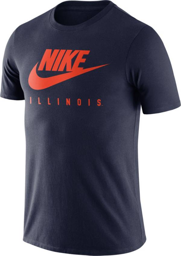 Nike Men's Illinois Fighting Illini Blue Futura T-Shirt product image