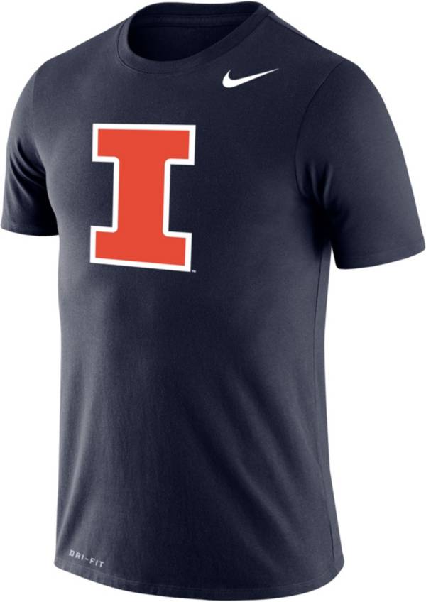 Nike Men's Illinois Fighting Illini Blue Dri-FIT Legend T-Shirt