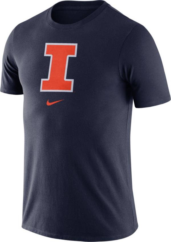 Nike Men's Illinois Fighting Illini Blue Essential Logo T-Shirt product image