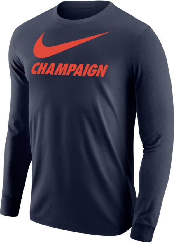 Nike Men's Champaign Blue City Long Sleeve T-Shirt product image