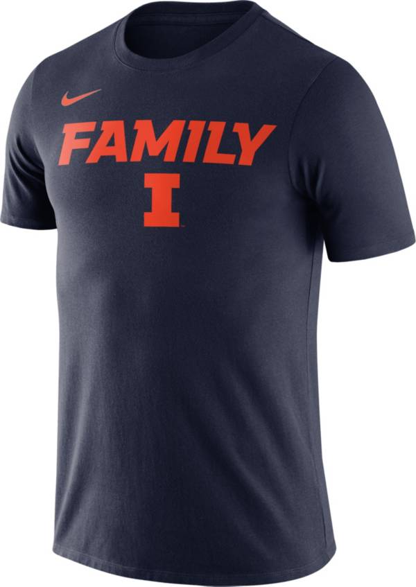 Nike Men's Illinois Fighting Illini Blue Family T-Shirt