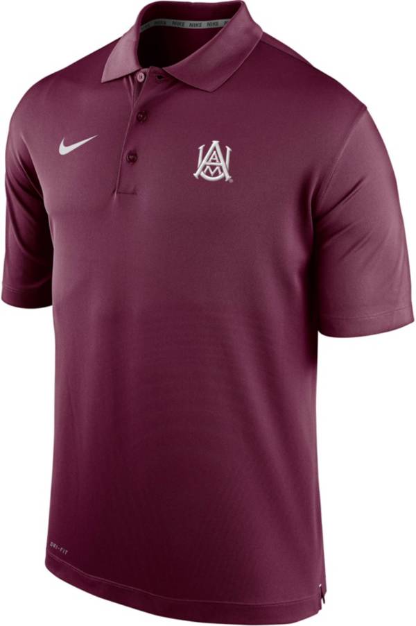 Nike Men's Alabama A&M Bulldogs Maroon Varsity Polo