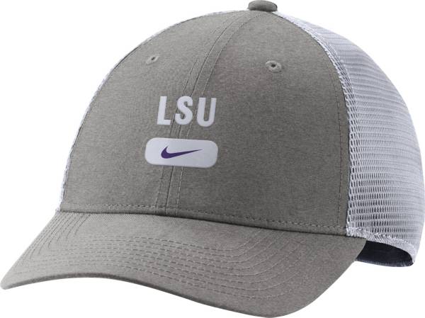 Nike Men's LSU Tigers Grey Legacy91 Trucker Hat