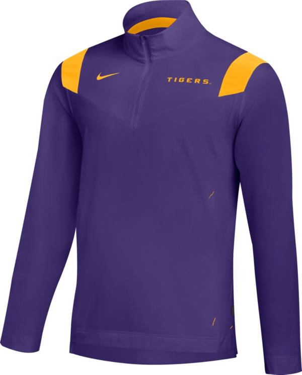 Nike Men's LSU Tigers Purple Football Sideline Coach Lightweight Jacket product image