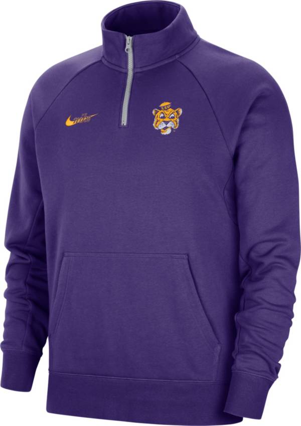 Nike Men's LSU Tigers Purple Retro Quarter-Zip product image