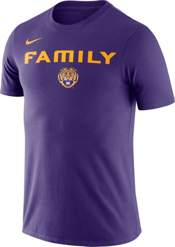 Nike Men's LSU Tigers Purple Family T-Shirt