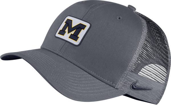 Nike Men's Michigan Wolverines Grey Classic99 Trucker Hat