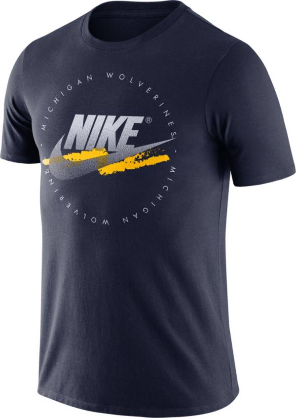 Nike Men's Michigan Wolverines Blue Festival DNA T-Shirt