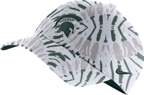 Nike Men's Michigan State Spartans Green Tie-Dye Heritage86 Festival Hat