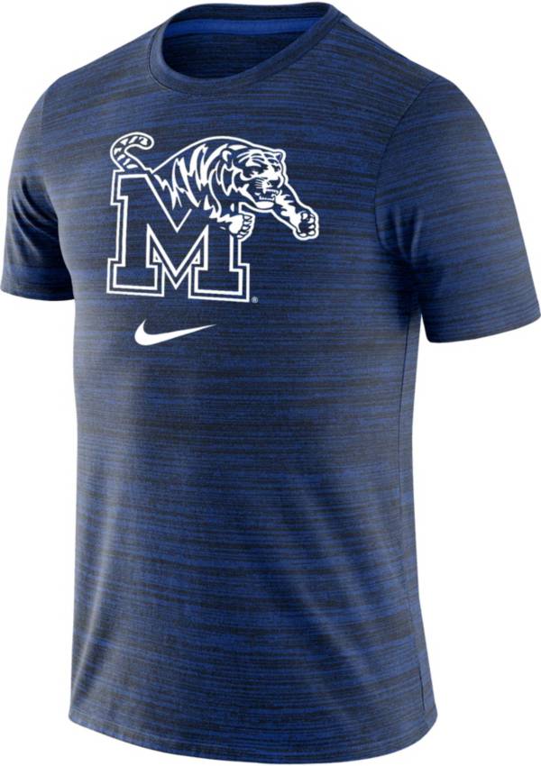 Nike Men's Memphis Tigers Heathered Blue Velocity Legend T-Shirt