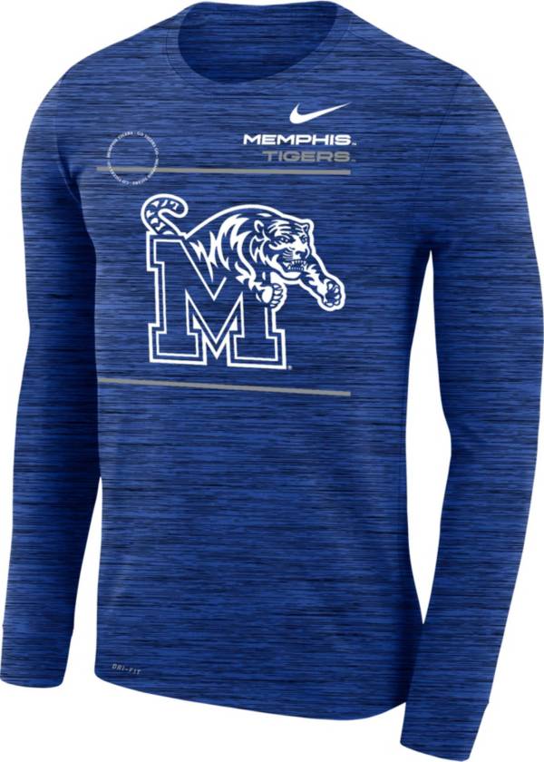 Nike Men's Memphis Tigers Blue Velocity Legend Long Sleeve T-Shirt product image