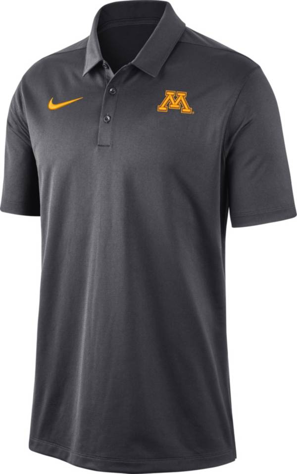 Nike Men's Minnesota Golden Gophers Grey Dri-FIT Franchise Polo