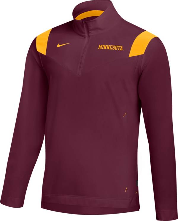 Nike Men's Minnesota Golden Gophers Maroon Football Sideline Coach Lightweight Jacket