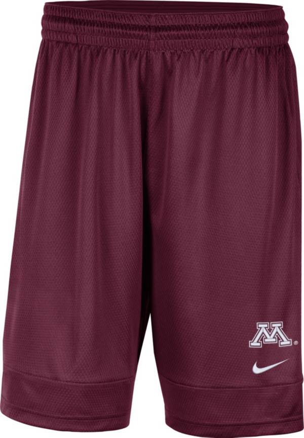 Nike Men's Minnesota Golden Gophers Maroon Dri-FIT Fast Break Shorts