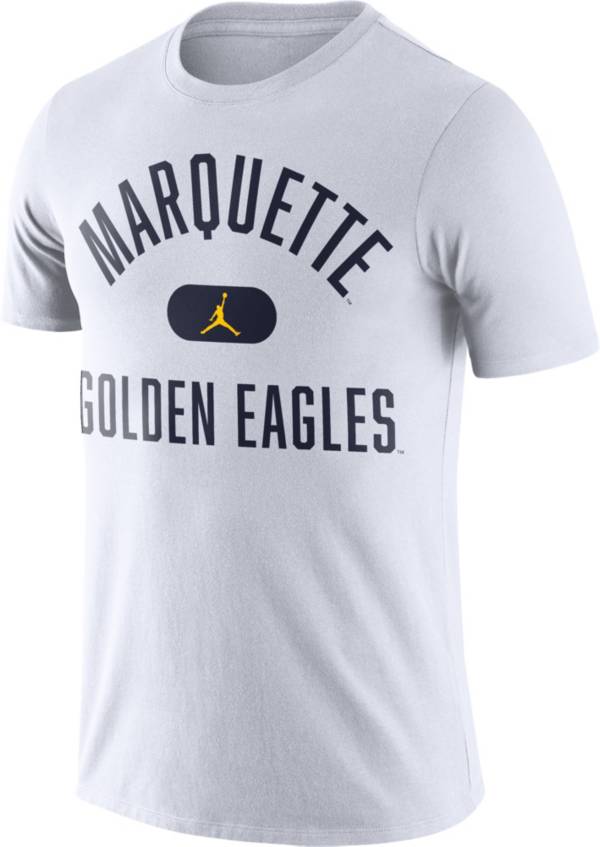 Nike Men's Marquette Golden Eagles Basketball Team Arch White T-Shirt product image