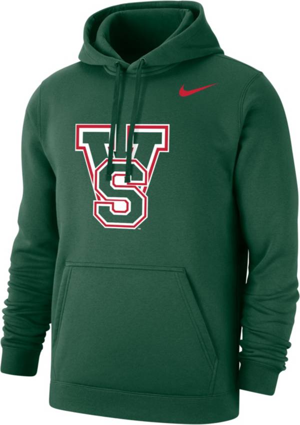 Nike Men's Mississippi Valley State Delta Devils Green Club Fleece Pullover Hoodie