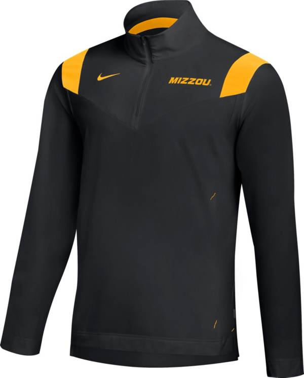 Nike Men's Missouri Tigers Football Sideline Coach Lightweight Black Jacket