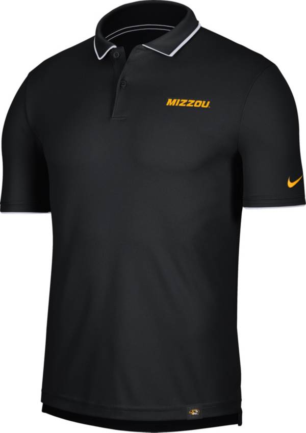 Nike Men's Missouri Tigers Dri-FIT UV Black Polo product image