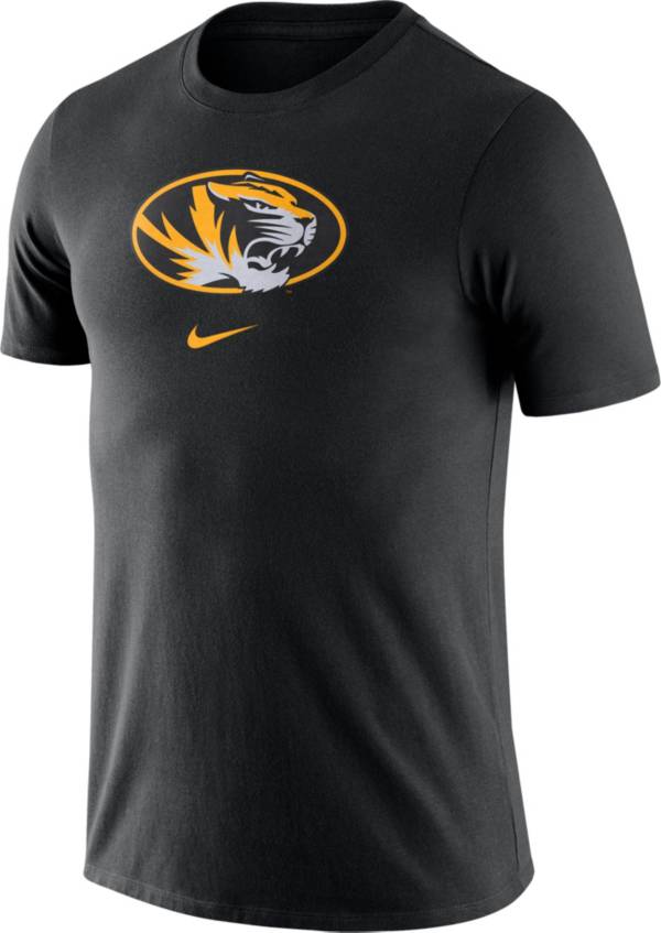 Nike Men's Missouri Tigers Essential Logo Black T-Shirt