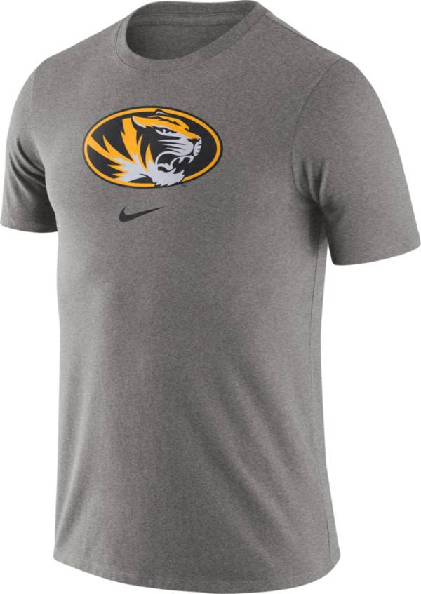 Nike Men's Missouri Tigers Grey Essential Logo T-Shirt