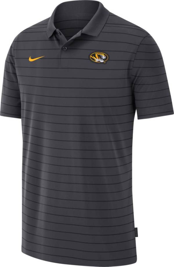 Nike Men's Missouri Tigers Grey Football Sideline Victory Polo