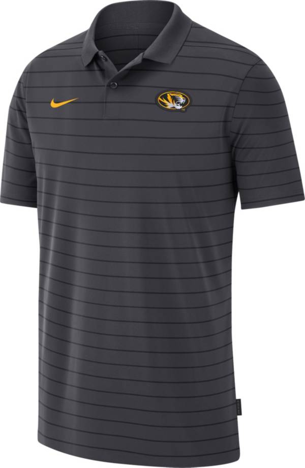 Nike Men's Missouri Tigers Grey Football Sideline Victory Polo product image