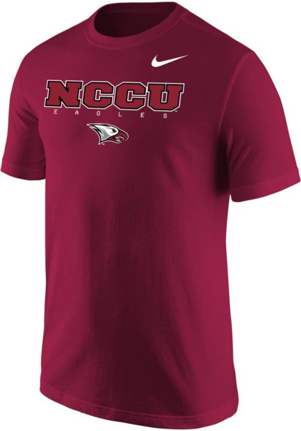 Nike Men's North Carolina Central Eagles Maroon Core Cotton Graphic T-Shirt