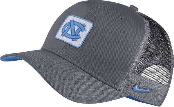 Nike Men's North Carolina Tar Heels Grey Classic99 Trucker Hat