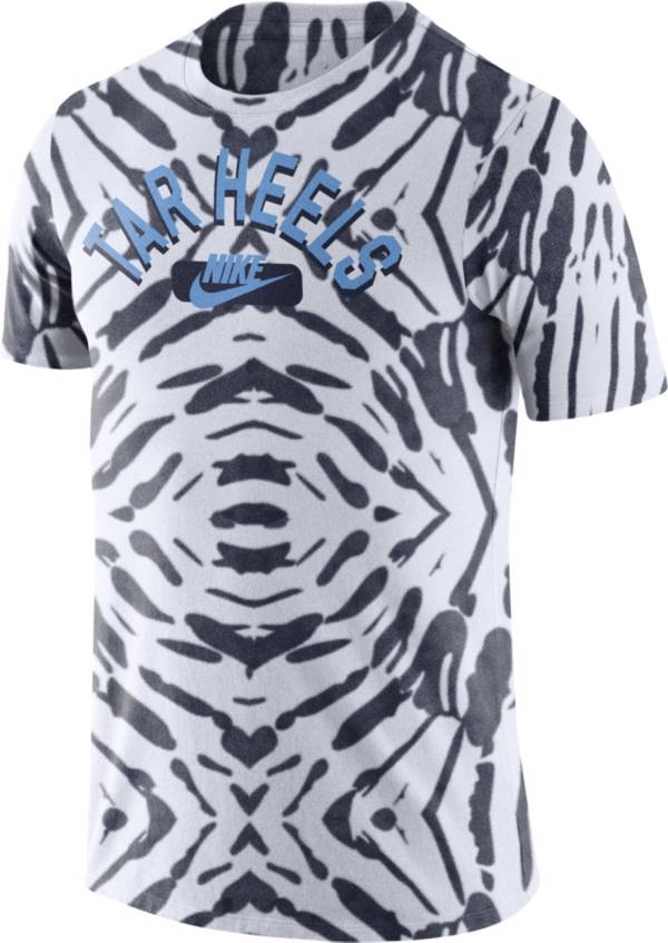 Nike Men's North Carolina Tar Heels White Tie-Dye Festival T-Shirt