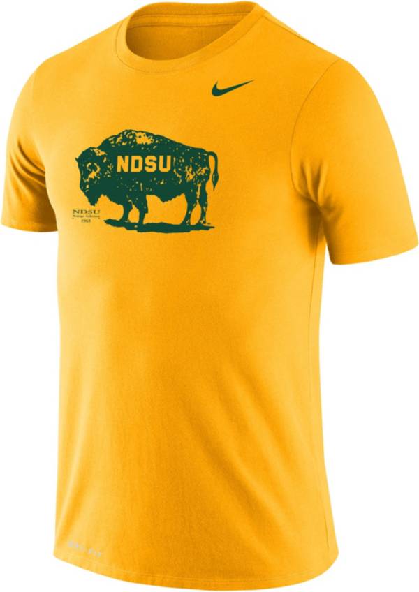 Nike Men's North Dakota State Bison Yellow 1965 Heritage Collection T-Shirt product image