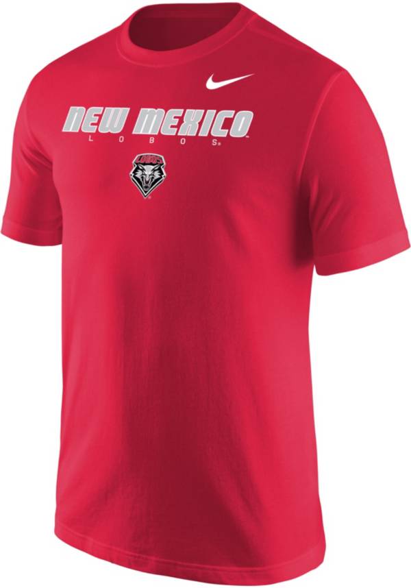 Nike Men's New Mexico Lobos Cherry Core Cotton Graphic T-Shirt