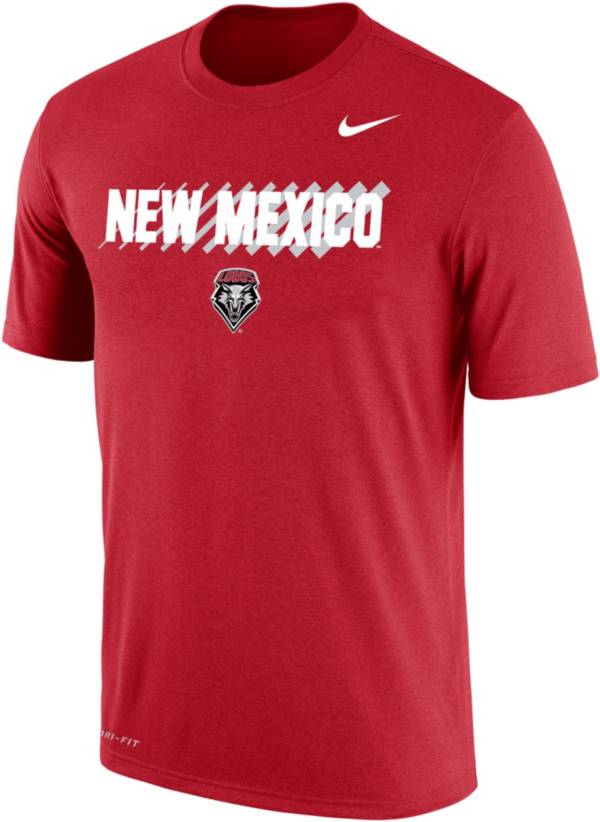 Nike Men's New Mexico Lobos Cherry Dri-FIT Cotton T-Shirt