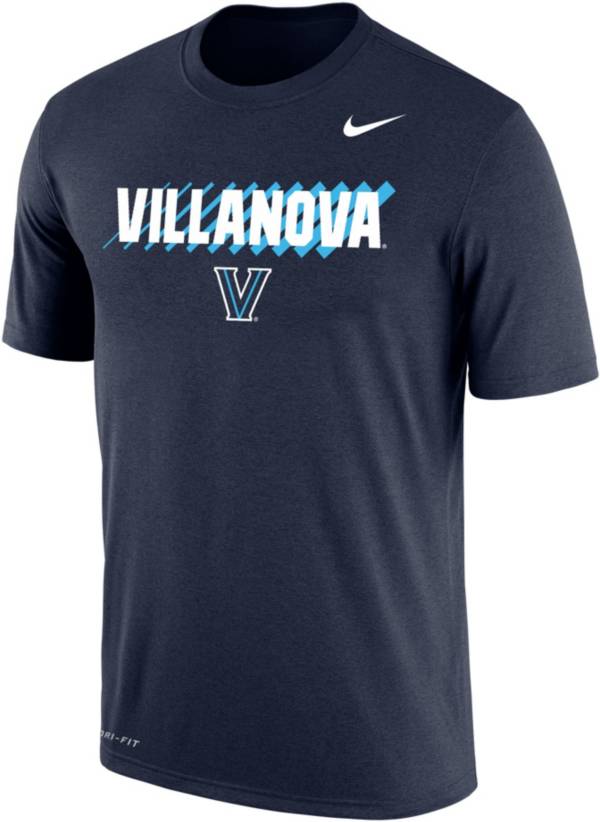 Nike Men's Villanova Wildcats Navy Dri-FIT Cotton T-Shirt