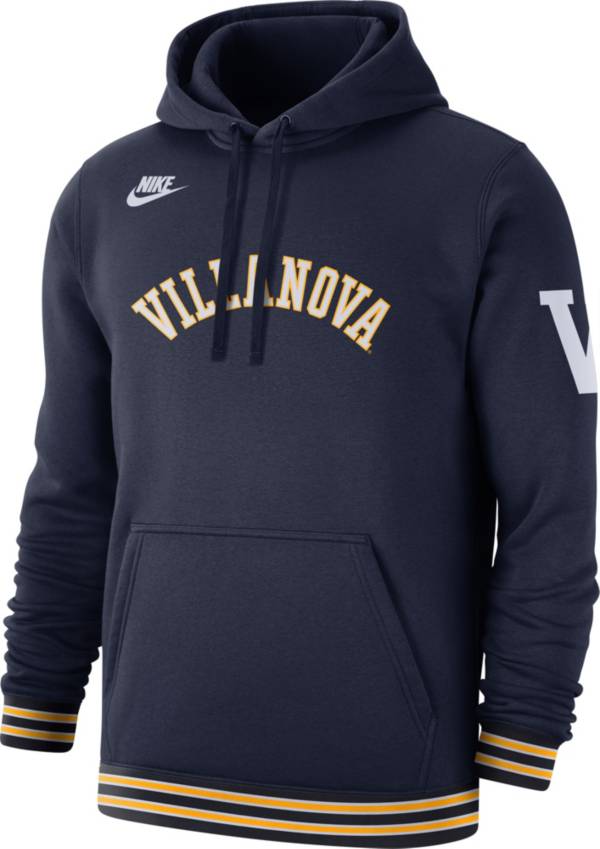 Nike Men's Villanova Wildcats Navy Retro Fleece Pullover Hoodie