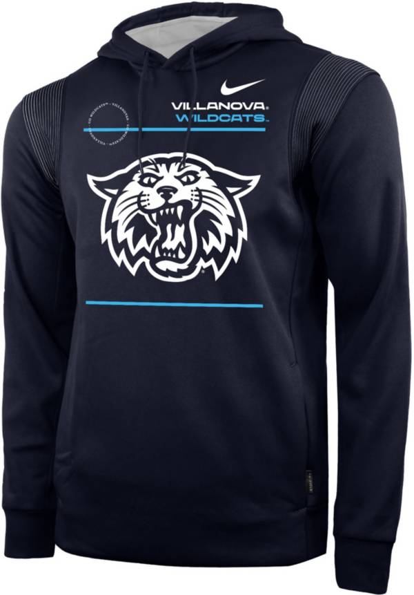 Nike Men's Villanova Wildcats Navy Therma Performance Pullover Hoodie