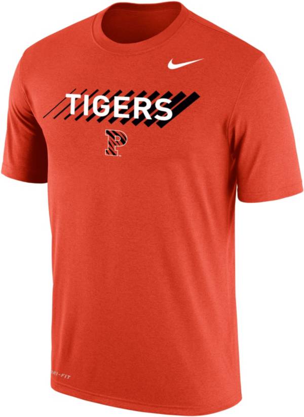 Nike Men's Princeton Tigers Orange Dri-FIT Cotton T-Shirt