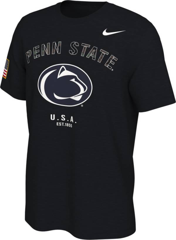 Nike Men's Penn State Nittany Lions Veterans Day Black T-Shirt