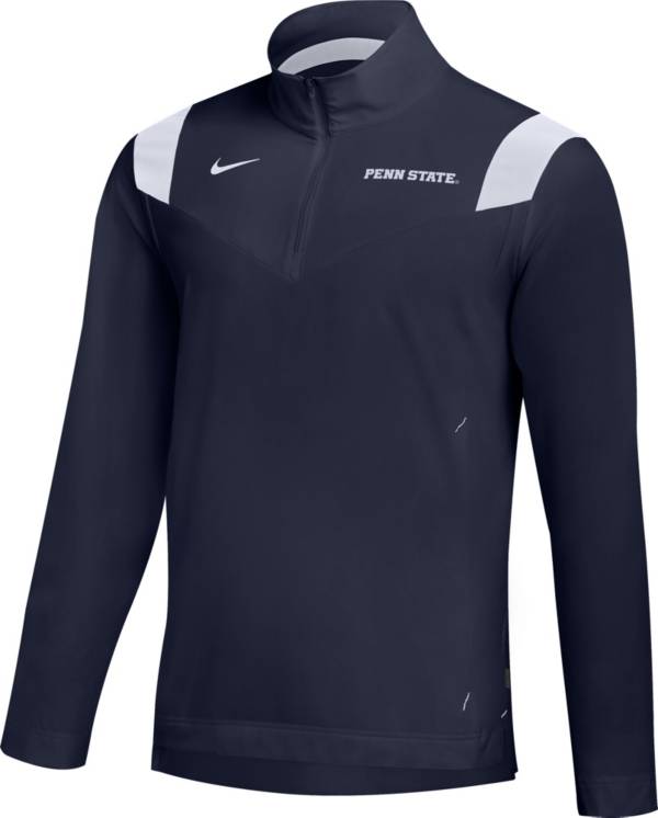 Nike Men's Penn State Nittany Lions Blue Football Sideline Coach Lightweight Jacket