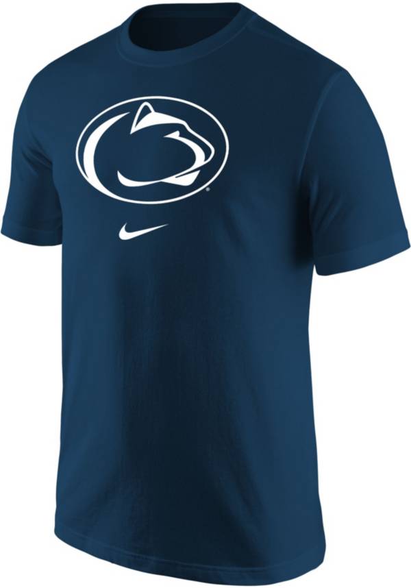 Nike Men's Penn State Nittany Lions Blue Core Cotton Logo T-Shirt