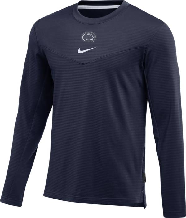 Nike Men's Penn State Nittany Lions Blue Dry Top Crew Neck Sweatshirt