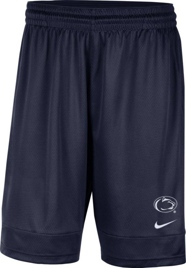 Nike Men's Penn State Nittany Lions Blue Dri-FIT Fast Break Shorts