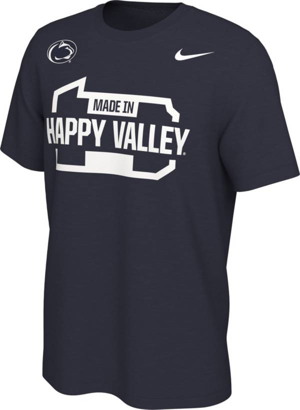 Nike Men's Penn State Nittany Lions Blue Happy Valley Mantra T-Shirt